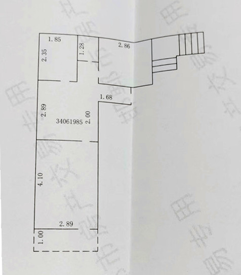 农林路5号院（康丰小区2号院）  2室1厅1卫   36.00万户型图