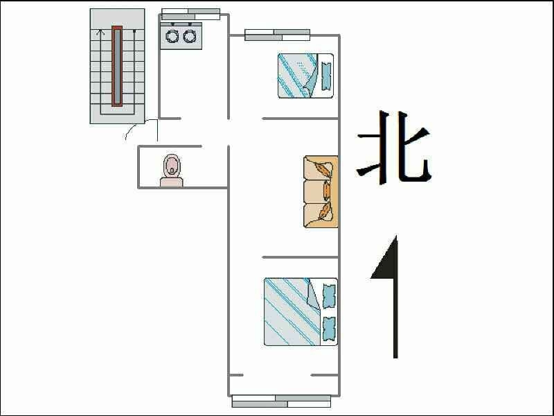 公安小区  2室1厅1卫   1800.00元/月室内图1