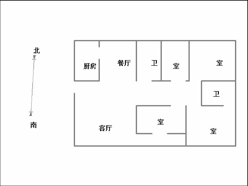 东部美的城  4室2厅2卫   190.00万