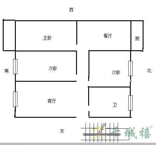 邯峰小区  3室2厅1卫   81.00万室内图