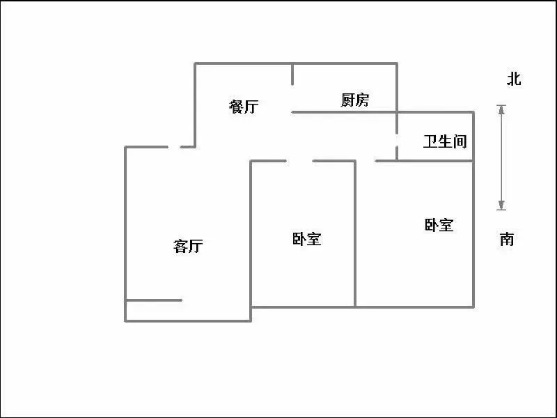 春风小区  2室2厅1卫   95.00万室内图