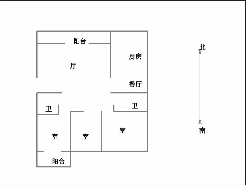 连城别苑熙园  3室2厅2卫   200.00万室内图