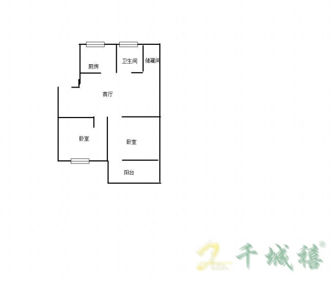 电力小区  3室1厅1卫   63.00万室内图1