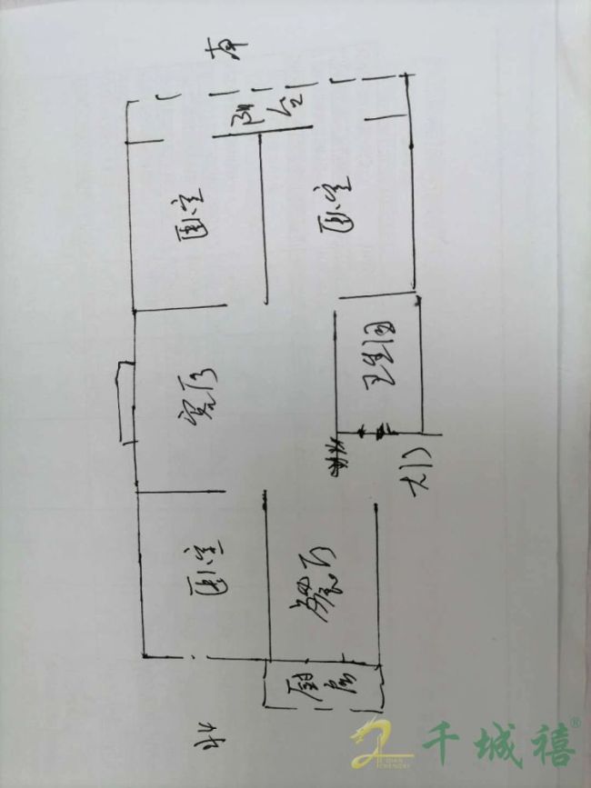 中煤三十一处家属院（联纺路72号院）  3室2厅1卫   1000.00元/月户型图