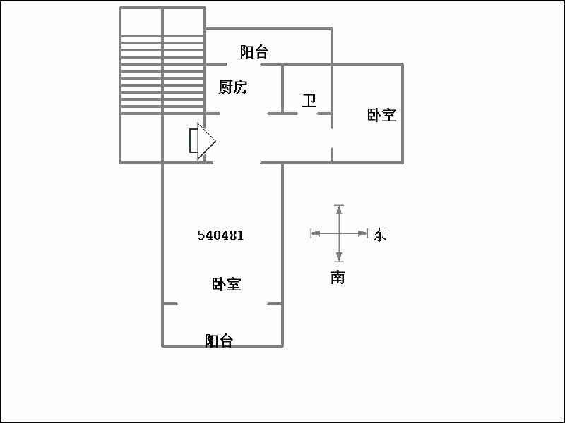 和平东小区（和平路391号院）  2室1厅1卫   41.00万室内图