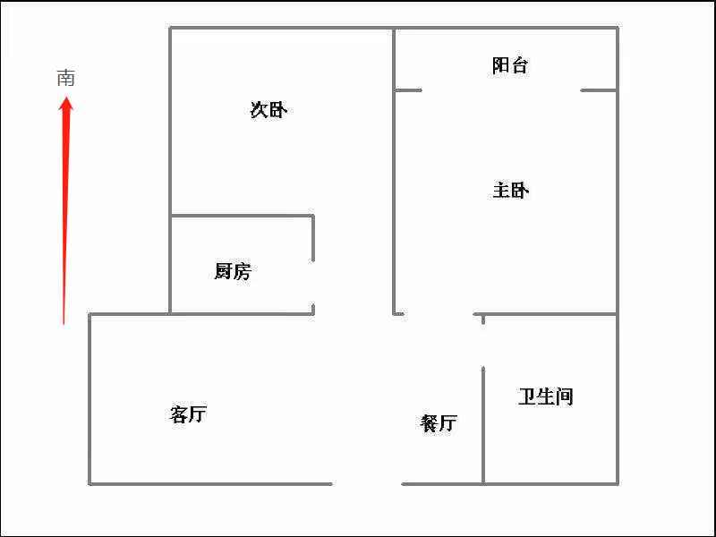 春风小区  2室2厅1卫   96.00万室内图