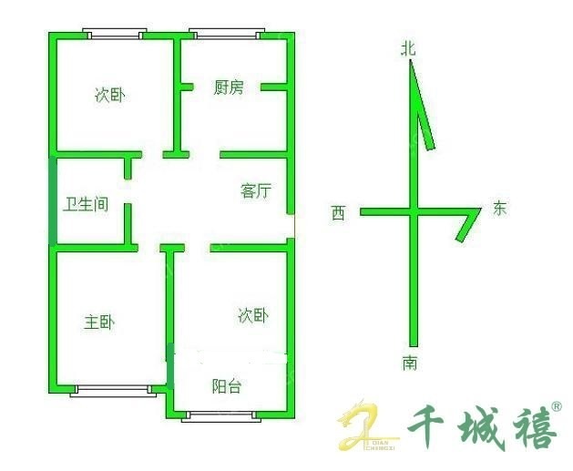 邯钢罗二生活区  3室1厅1卫   62.00万