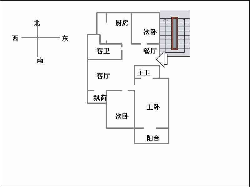 创鑫二期（阳光欧尚、双柳路29号）  3室2厅2卫   135.00万