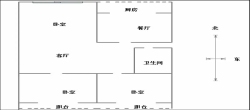 安泰小区  3室2厅1卫   1300.00元/月