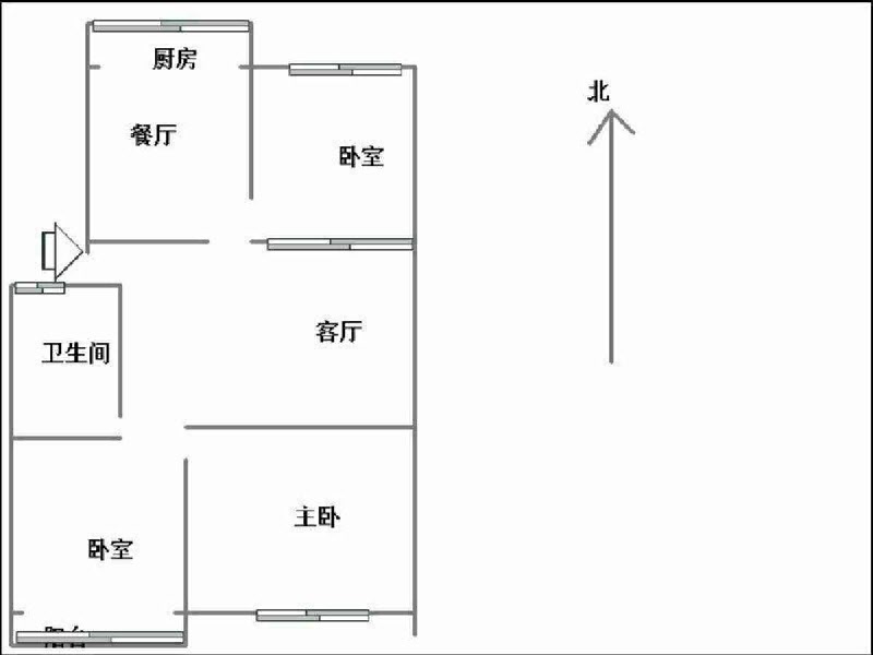 恵风苑  3室2厅1卫   107.00万室内图