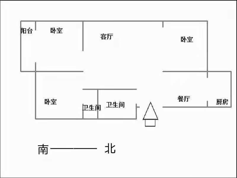 牛奶公司家属院（滏阳花园.邯山区褚和路157号）  3室2厅2卫   1500.00元/月室内图