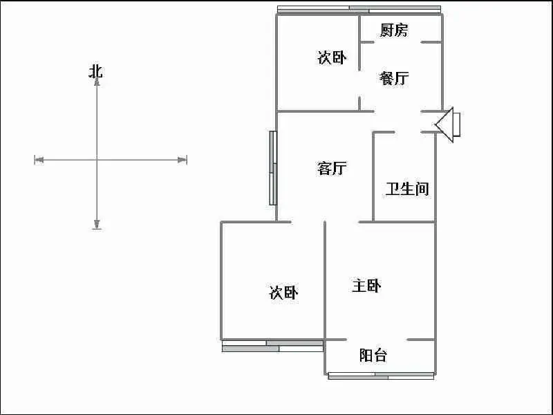 物资局开发公司办公楼  3室2厅1卫   105.00万