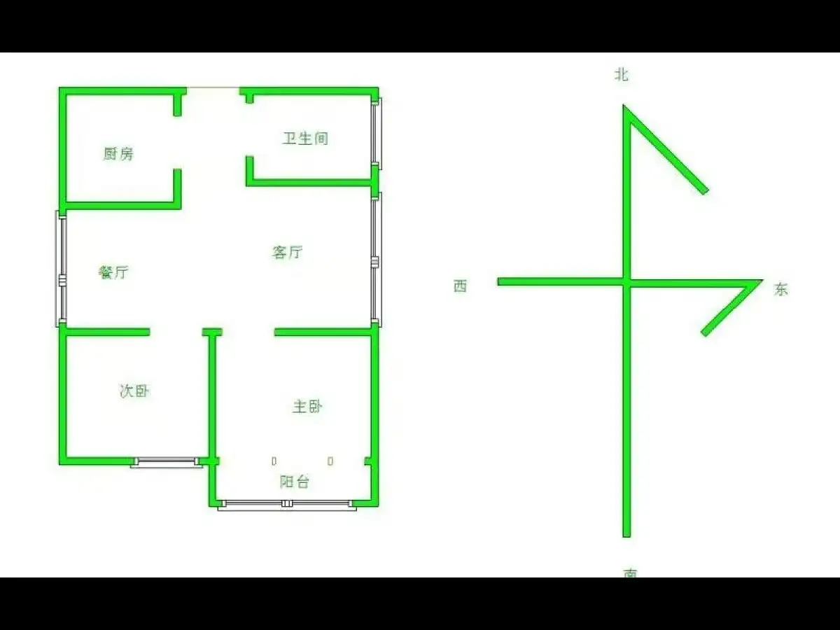 赵都新城绿和园  2室2厅1卫   85.00万室内图