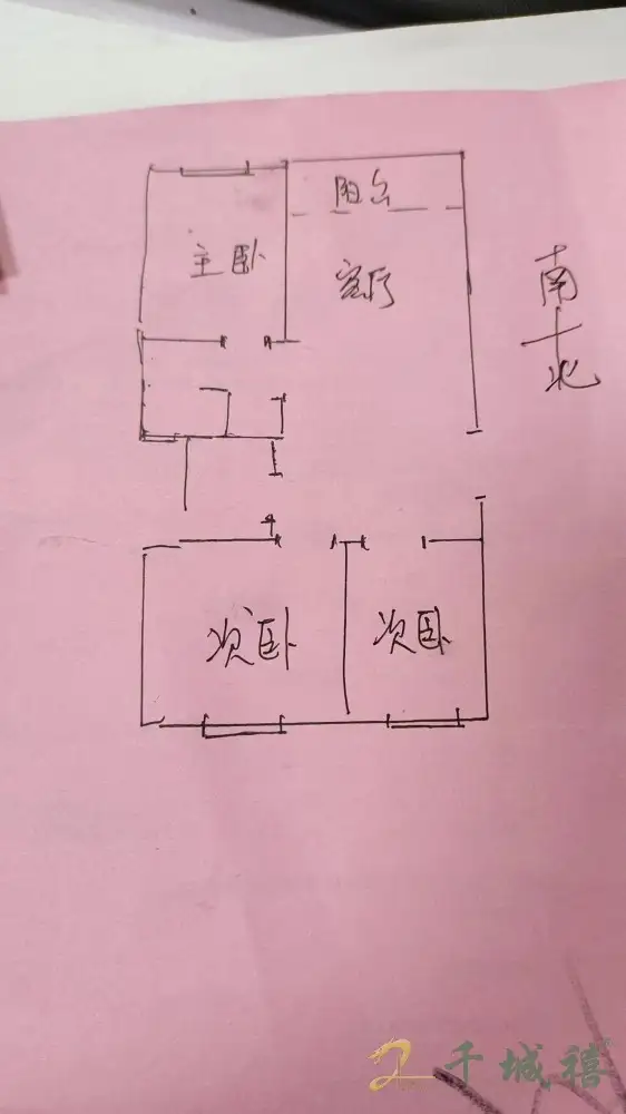 西部美的城（二手房）  3室2厅2卫   68.00万