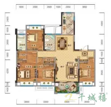 碧桂园翡翠郡  6室2厅4卫   210.00万