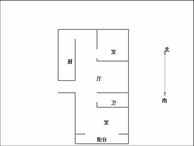 润田丰尚  2室2厅1卫   75.00万