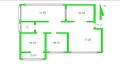 新新家园  3室2厅1卫   1500.00元/月