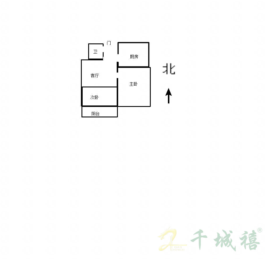 公安小区  2室1厅1卫   56.00万室内图1