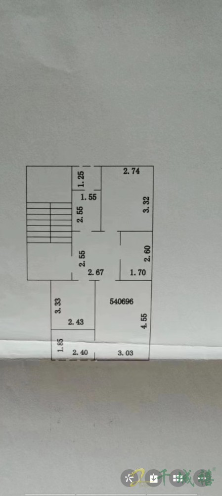 罗三生活区  3室1厅1卫   50.00万户型图