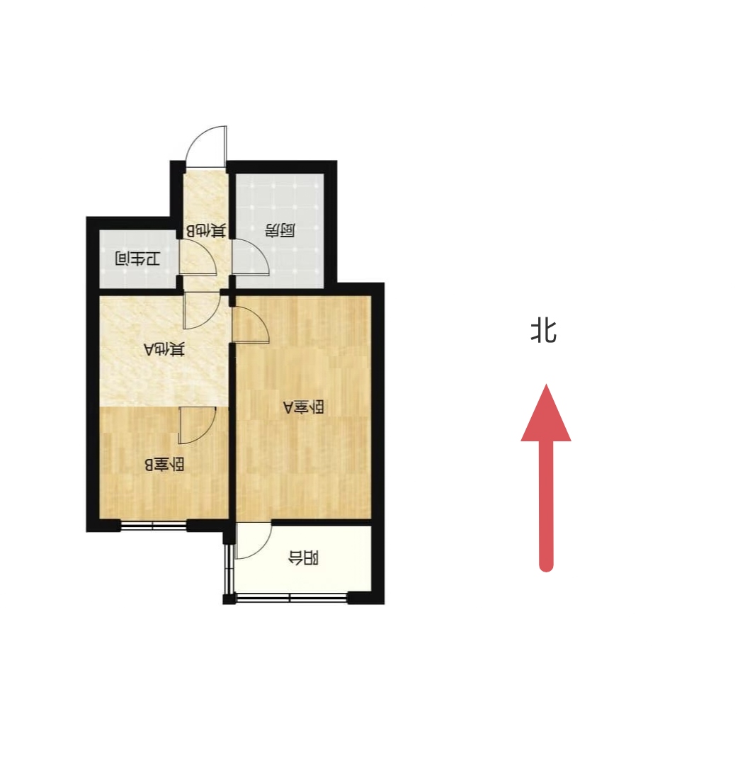 农林路51号院  2室1厅1卫   40.00万