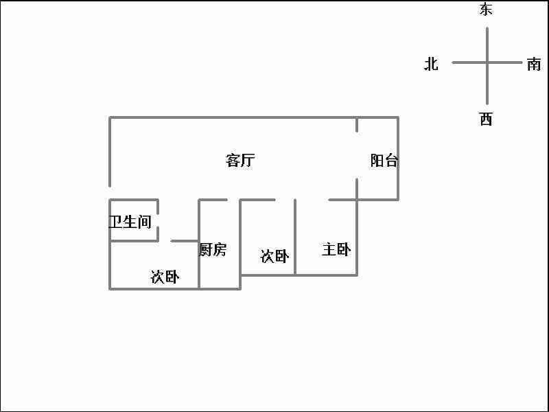 绿树林枫  3室1厅1卫   108.00万室内图