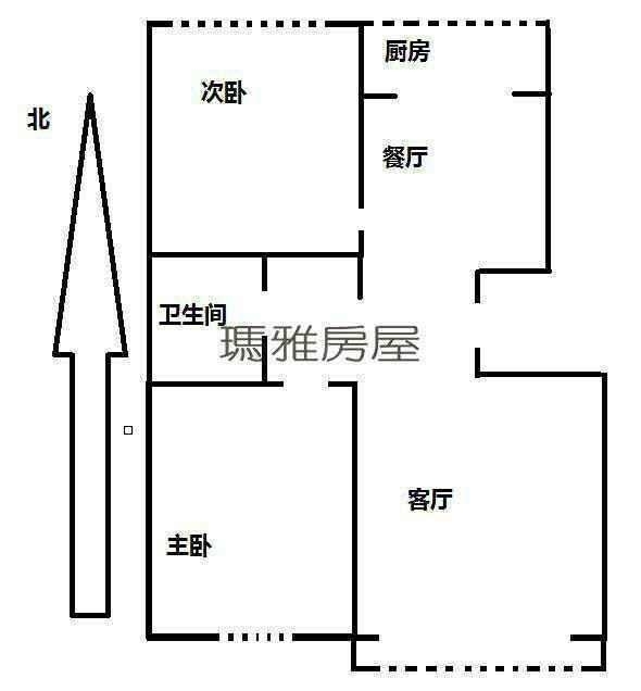 创鑫三期（阳光嘉园，东柳东街69号）  2室2厅1卫   106.00万室内图