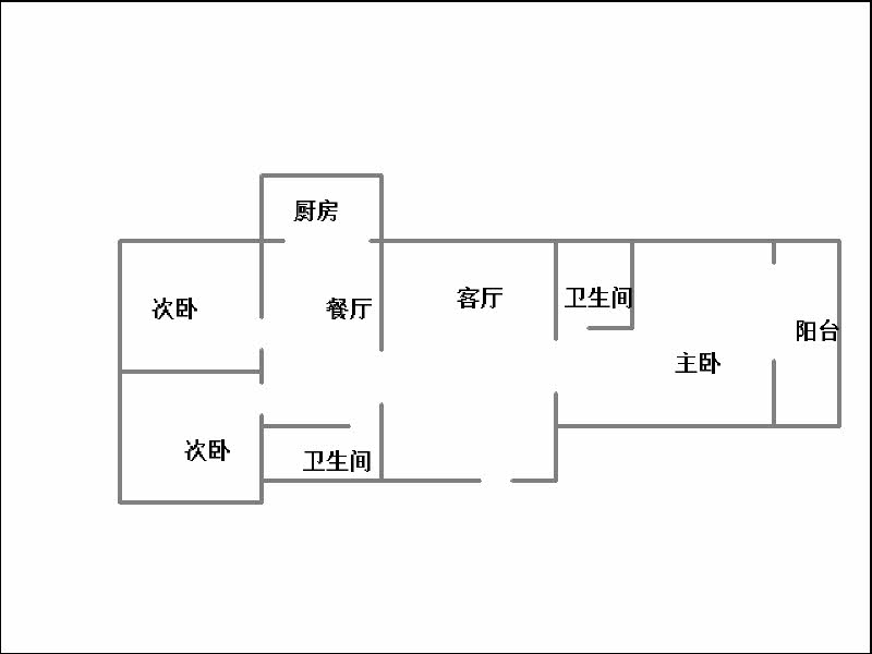 柳林国粹嘉苑  3室2厅2卫   130.00万室内图