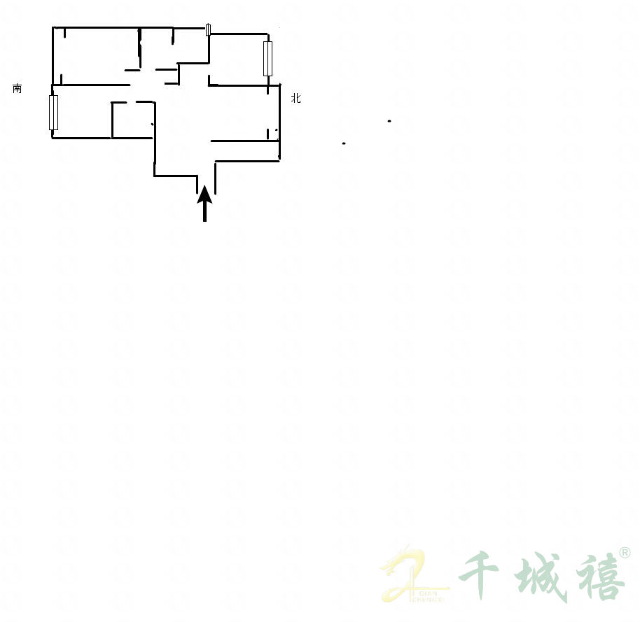 赵苑观邸  3室2厅2卫   160.00万室内图