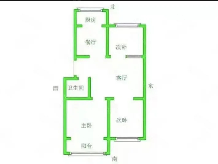 邯山南大街152号院（糖酒公司家属院）  3室2厅1卫   85.00万