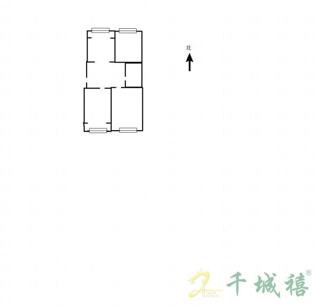 邯钢百五生活区  3室1厅1卫   52.00万户型图