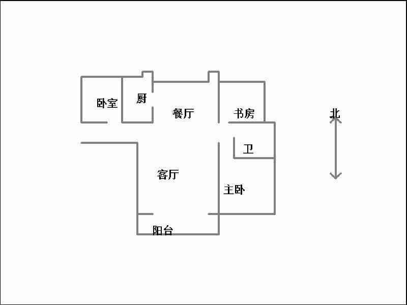 美的时代城  3室2厅1卫   2500.00元/月