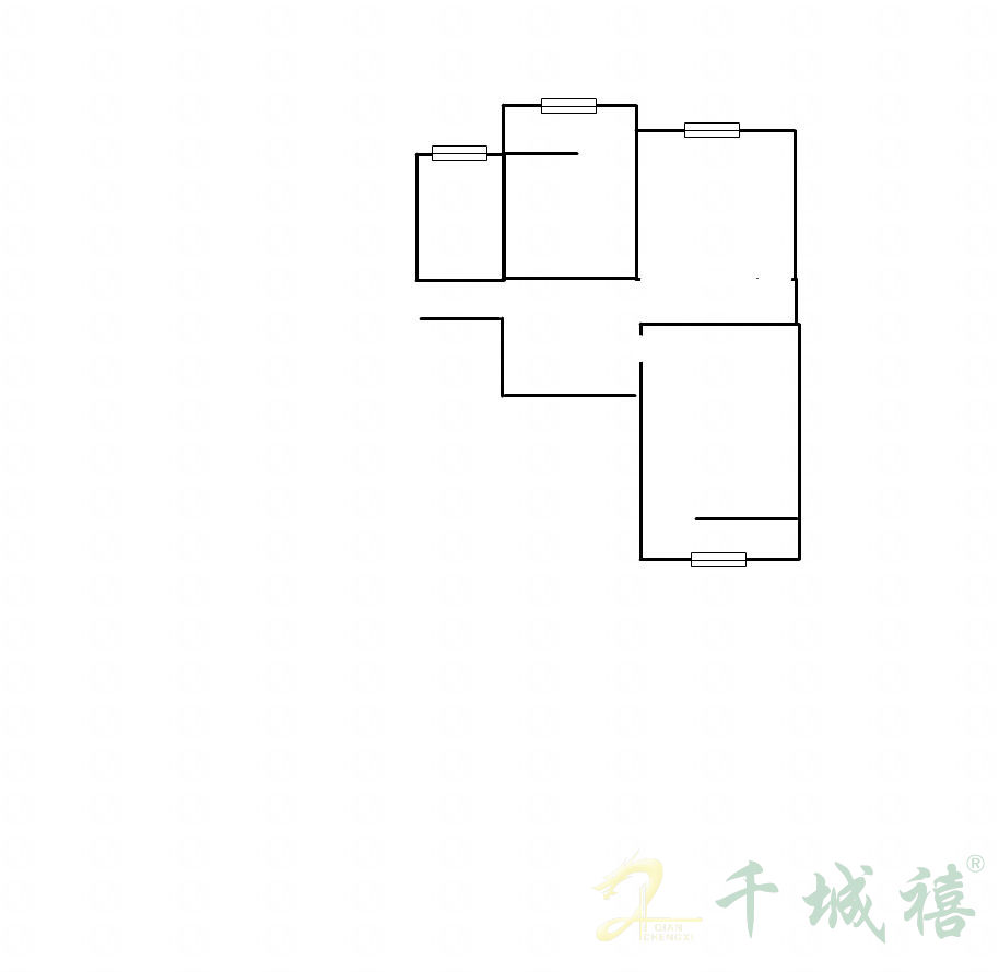 滏河南大街63号院  2室1厅1卫   43.00万户型图