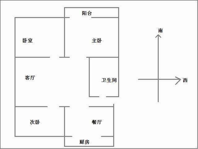 滏苑花园  3室2厅1卫   1300.00元/月室内图