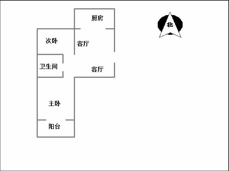 百花佳苑  3室2厅1卫   100.00万室内图