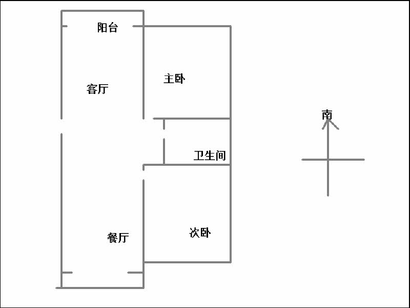 新新家园  2室2厅1卫   106.00万室内图