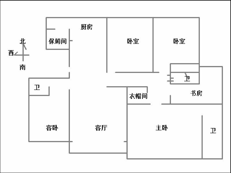 御赵金臺  4室2厅2卫   510.00万室内图