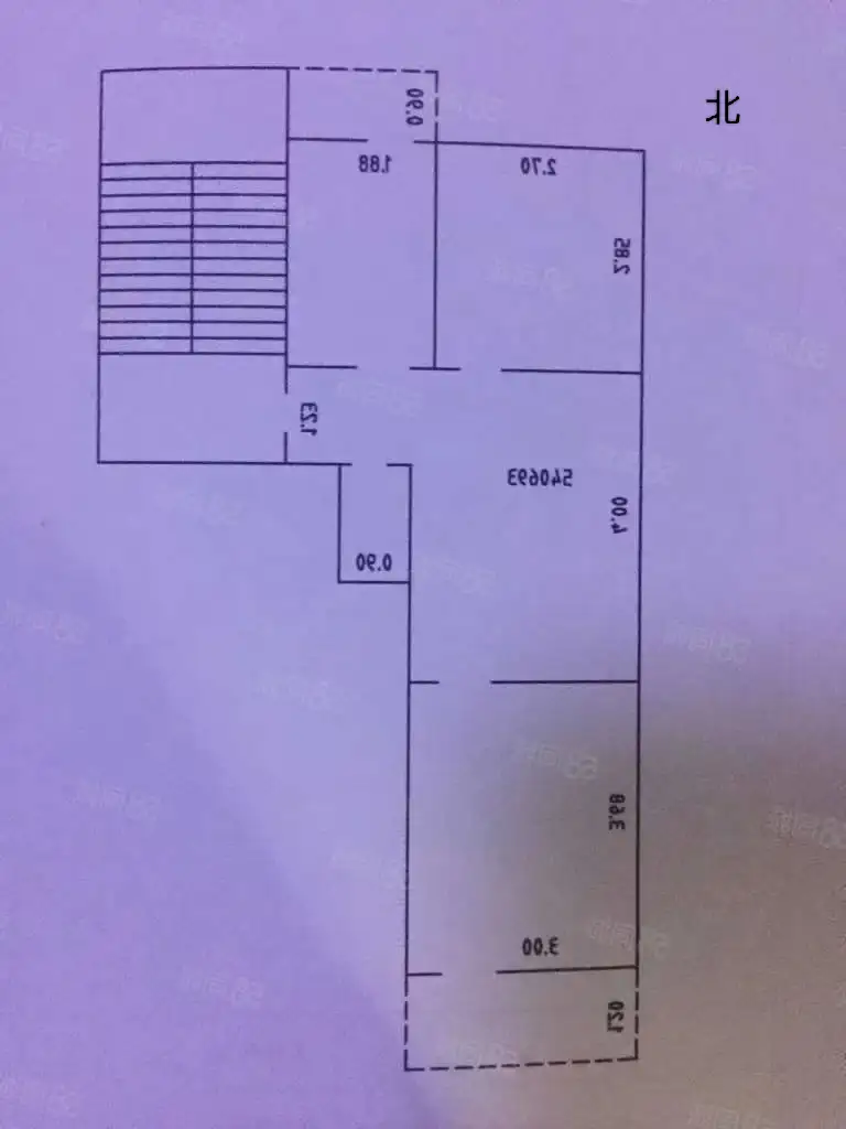 中华巷19号院  2室1厅1卫   800.00元/月室内图