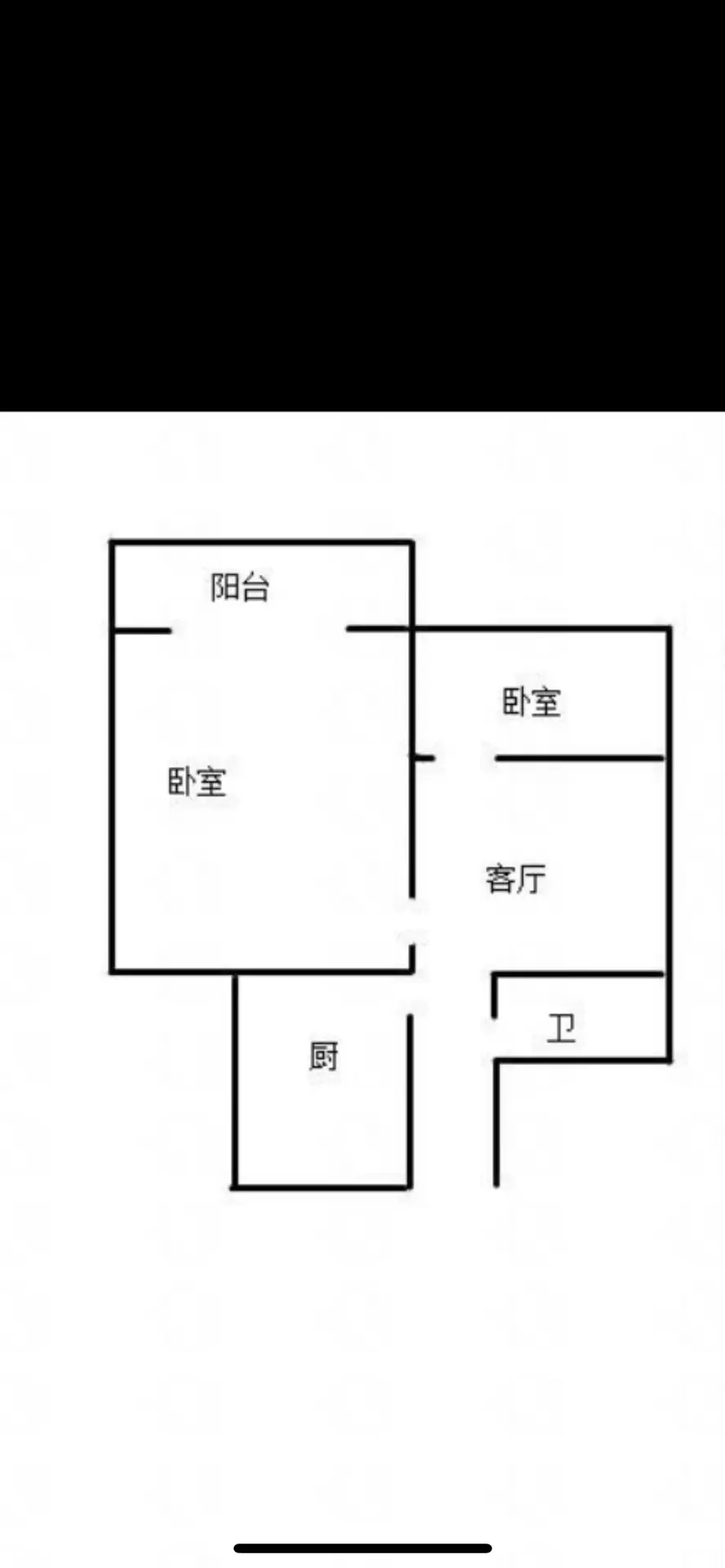 公安小区  2室1厅1卫   1000.00元/月