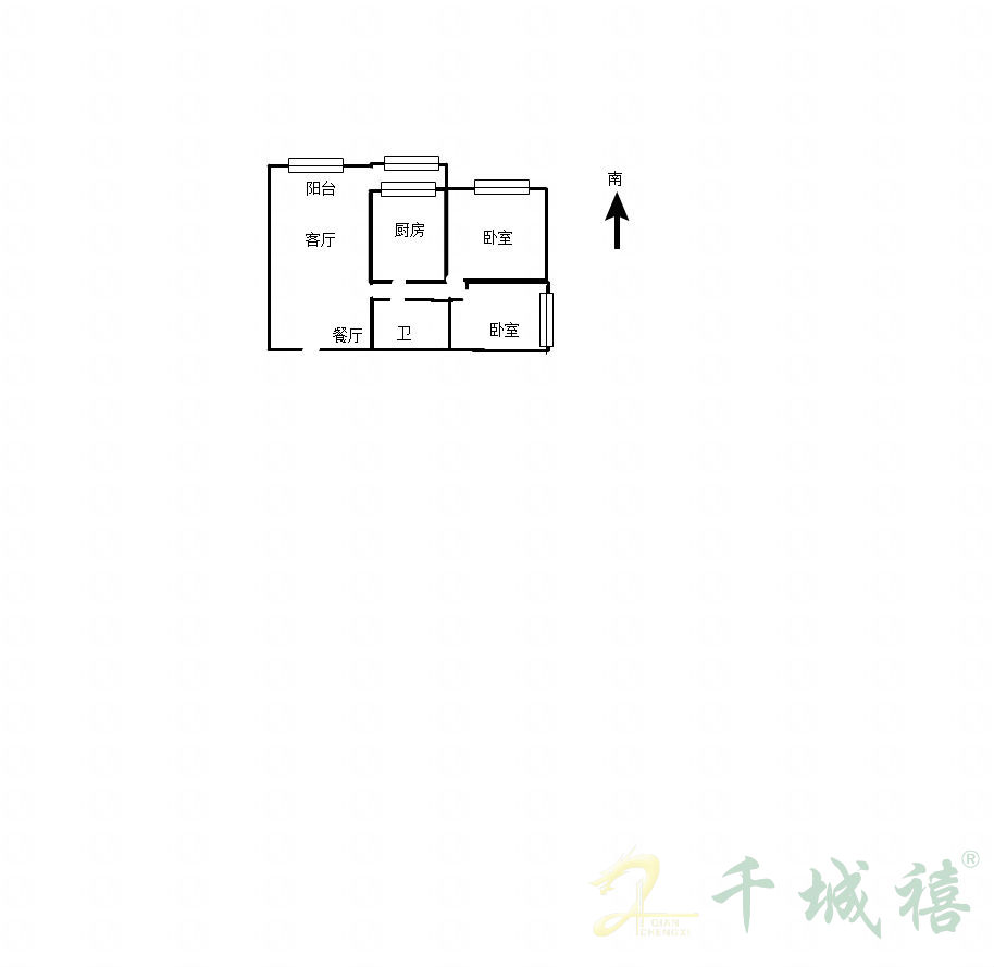 百家乐园西区(百家乐园一号院)  2室1厅1卫   57.00万