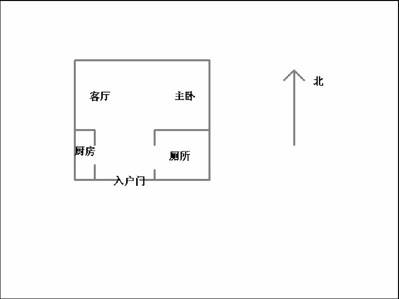 美的置业广场（美的悦然广场）  1室1厅1卫   32.00万室内图