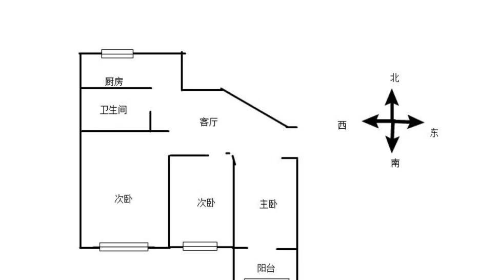 罗三生活区  3室1厅1卫   78.00万室内图1