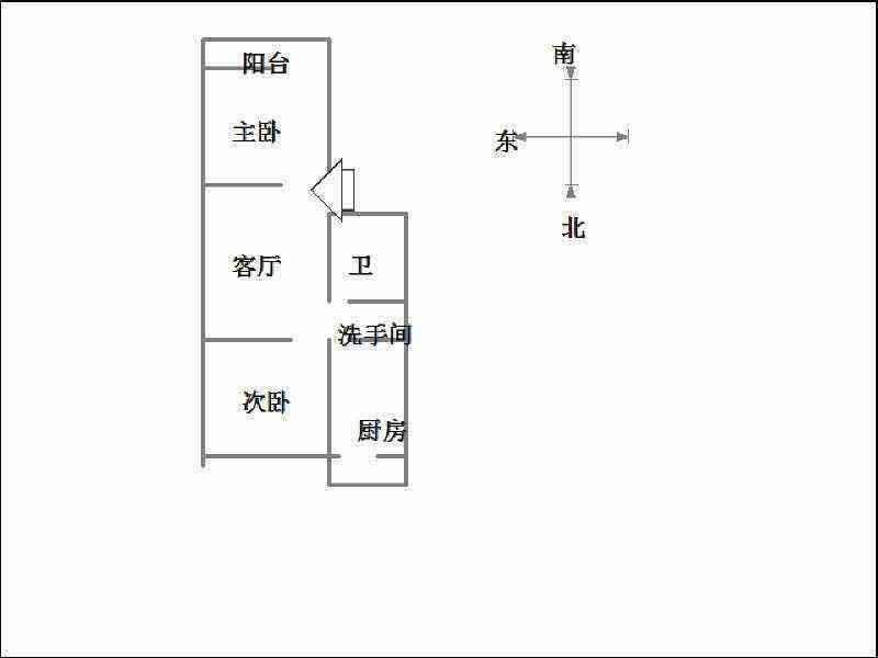 广厦小区  2室1厅1卫   65.00万室内图