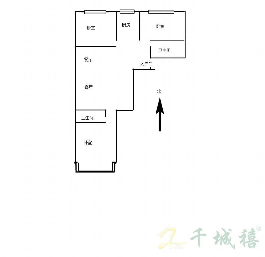 宝利花园  3室2厅2卫   112.00万