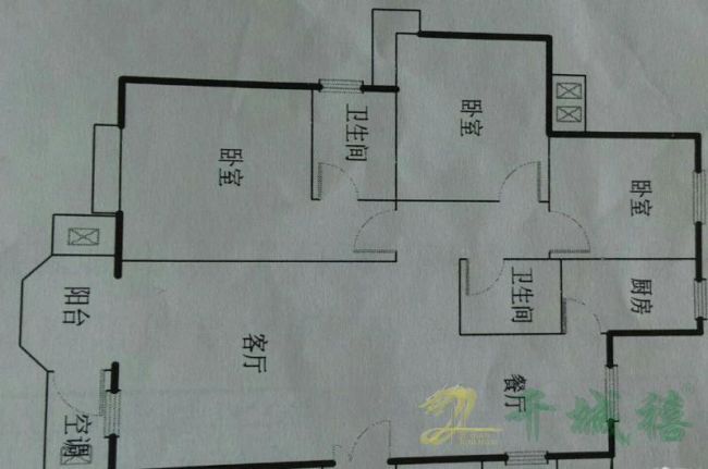 赵都新城绿和园  3室2厅2卫   123.00万