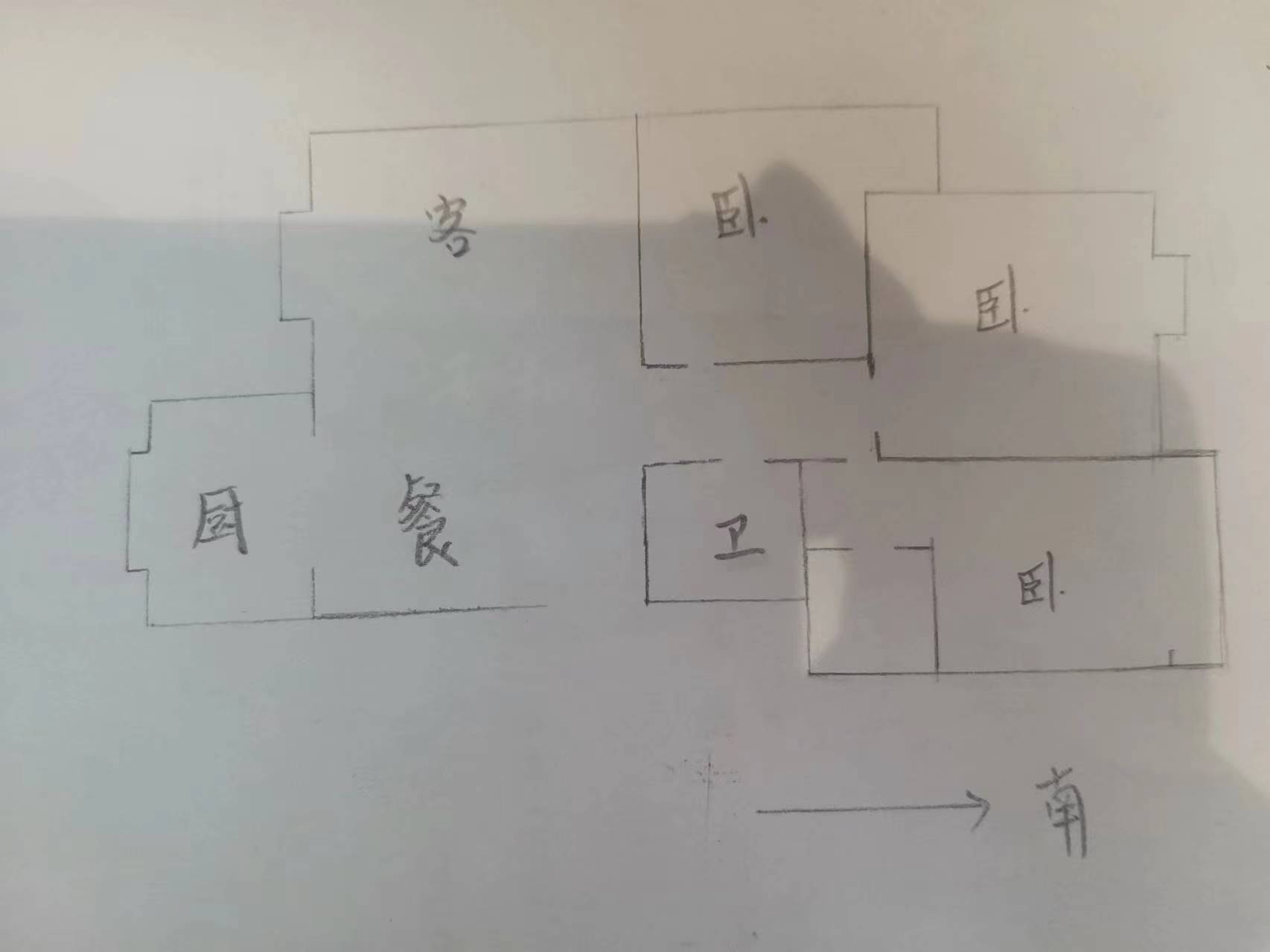 今日佳园（农林路314号）  3室2厅2卫   2500.00元/月室内图1