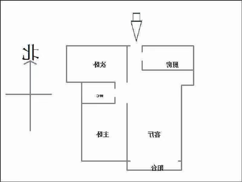 美的城  2室2厅1卫   1900.00元/月