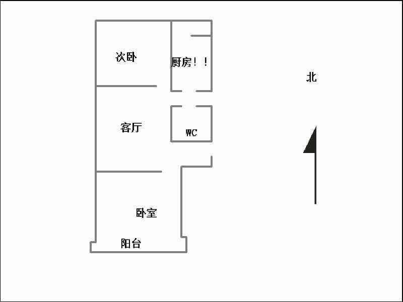 开元小区  2室1厅1卫   52.00万室内图