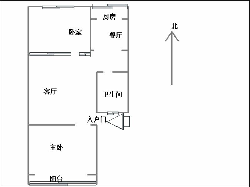 广安小区  2室2厅1卫   62.00万室内图