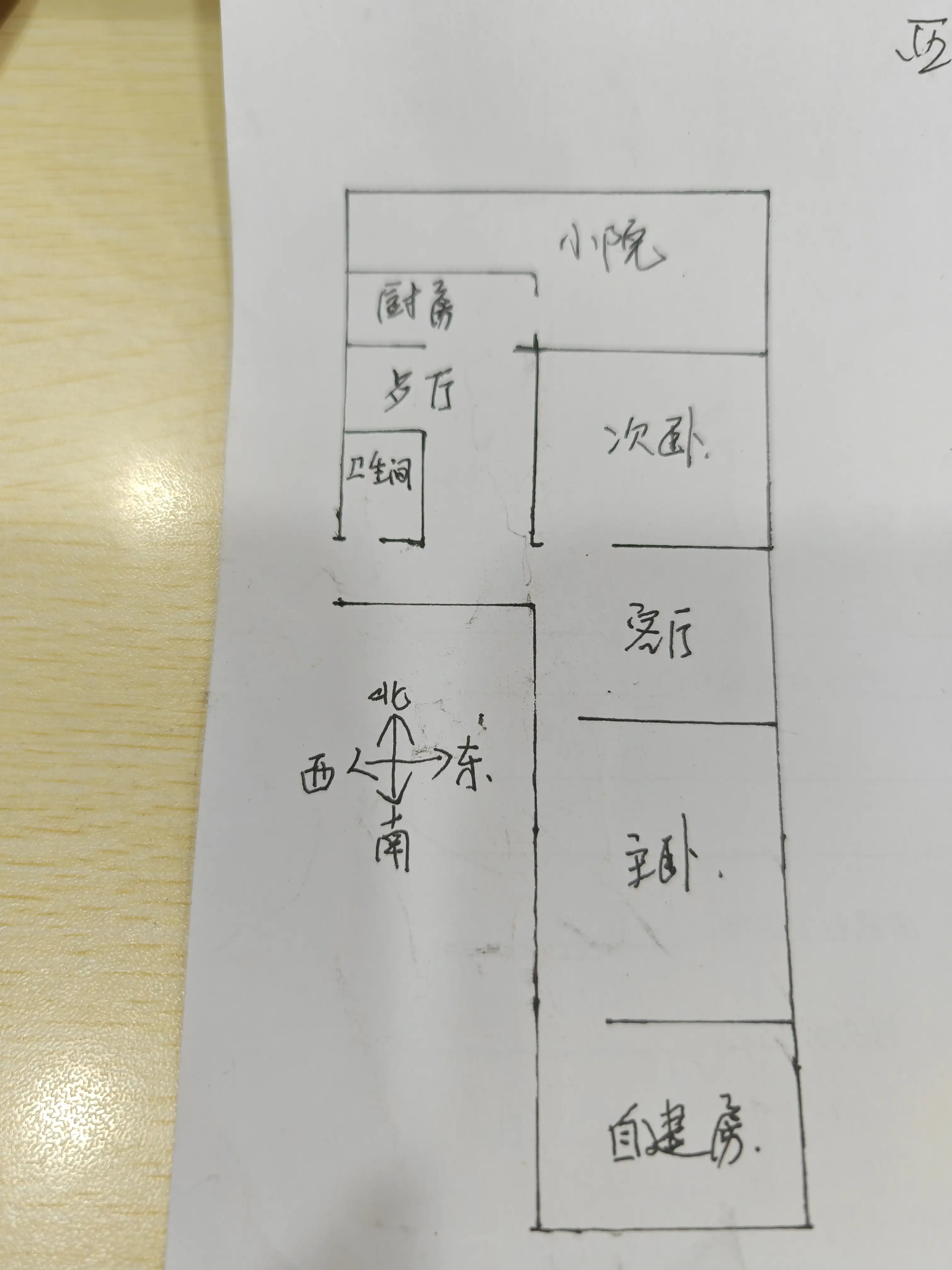 人民路258号院（五十亩地家属院）  2室2厅1卫   119.00万户型图