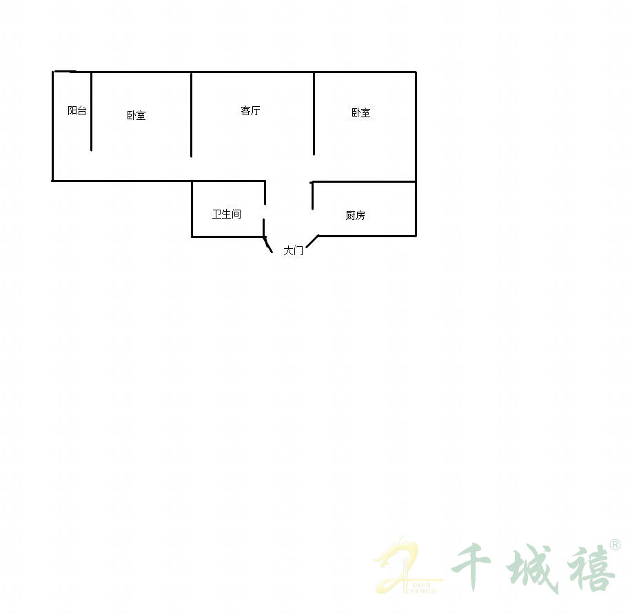 中华巷19号院  2室1厅1卫   38.00万